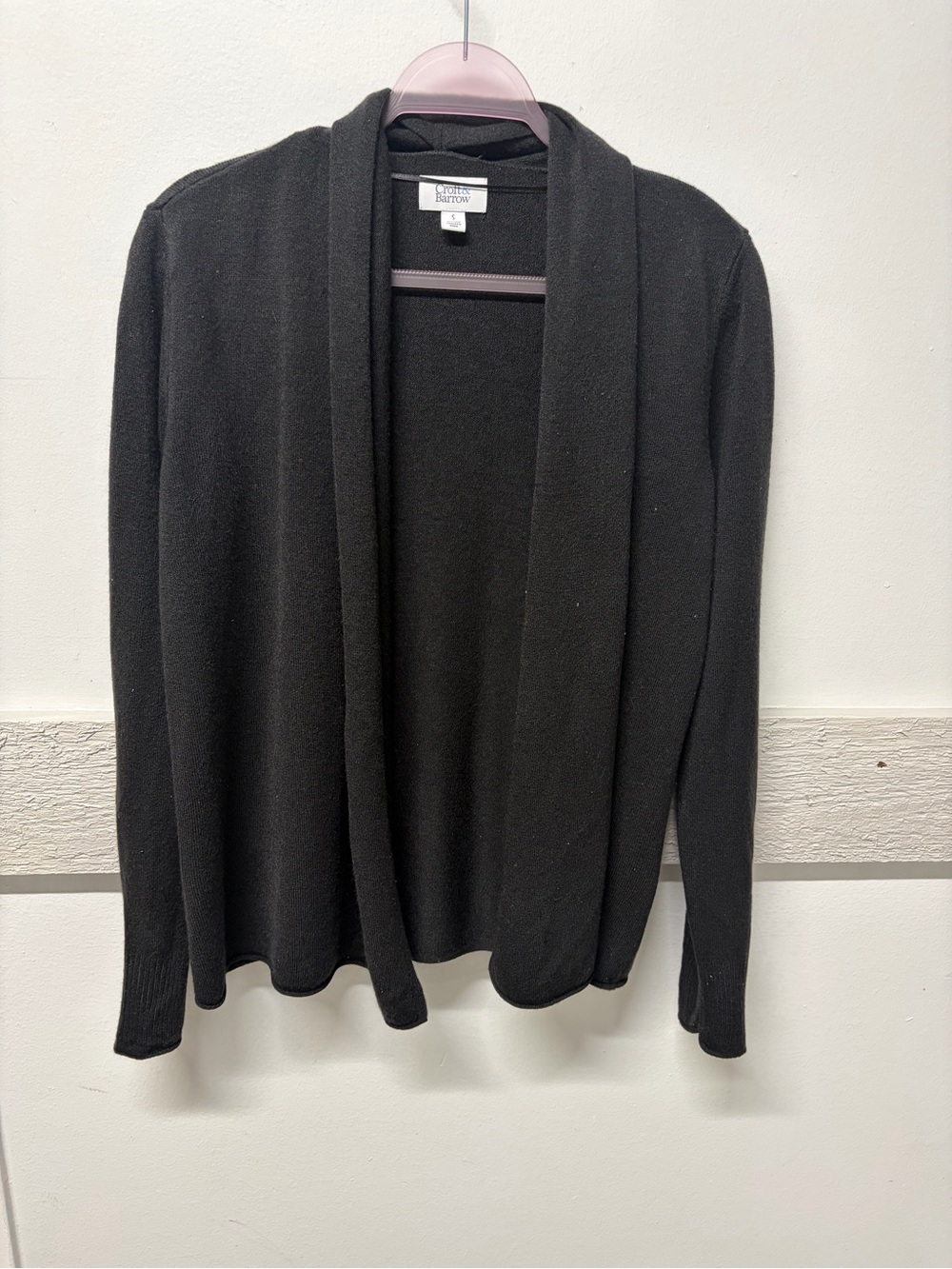 New Soft Black Cardigan Top